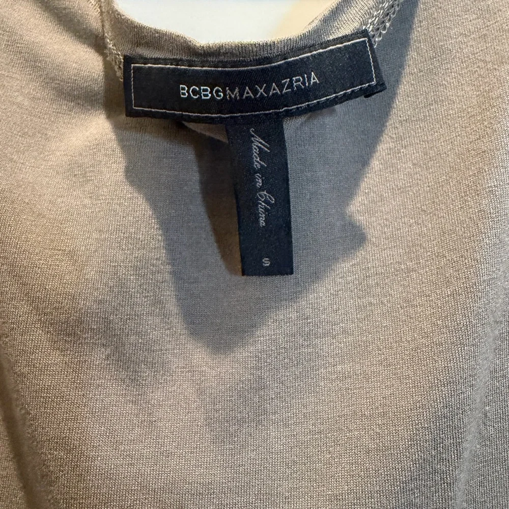 BCBGMaxAzria Taupe Asymmetrical Tank Top - Picture 2 of 3